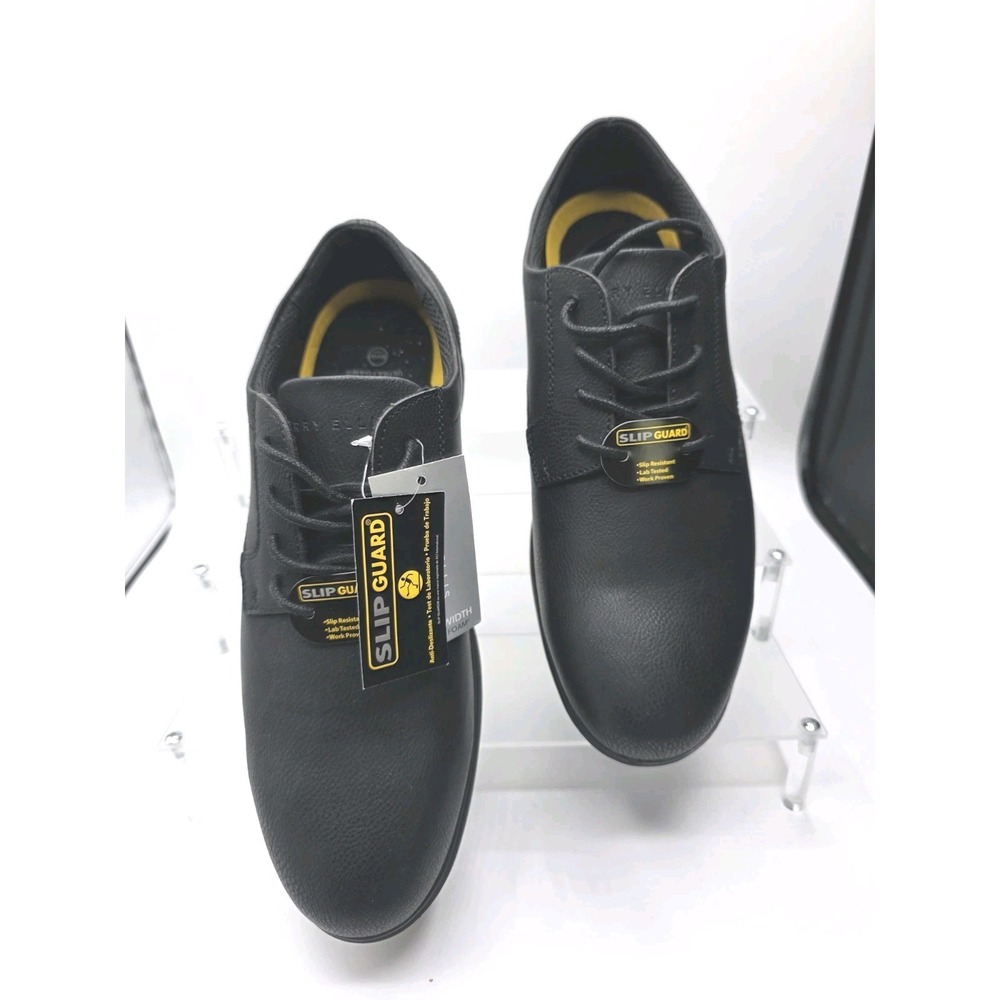 Perry Ellis Portfolio Black Work/Dress Shoe~ Slip Guard ~ Ultra Foam ~ Men's 9W